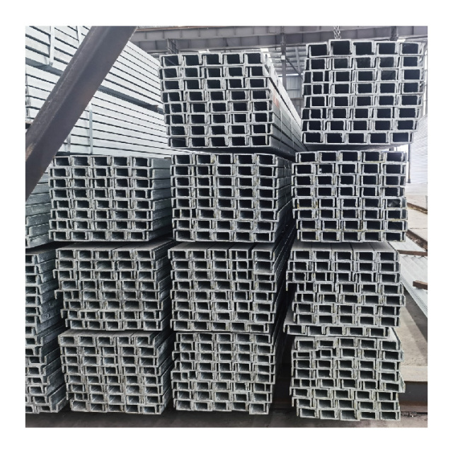 Black Iron Structural Profile U C-Shaped Channel Steel Sheet S275Jr S355Jr Hot Rolled