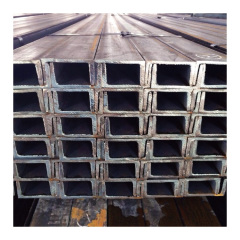 Black Iron Structural Profile U C-Shaped Channel Steel Sheet S275Jr S355Jr Hot Rolled