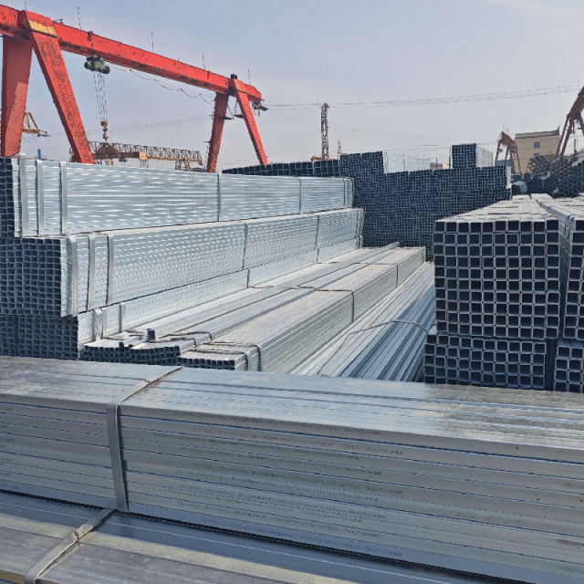 Pre Galvanized Square Steel Pipe 40x40 50x50mm Light Structure Galvanized Tube