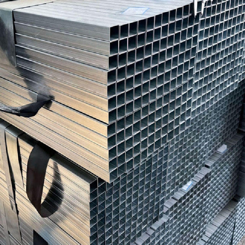 44mm 1 / 2 Inch Hot Dipped Gi square Pipes Welded Galvanized Steel Pipe