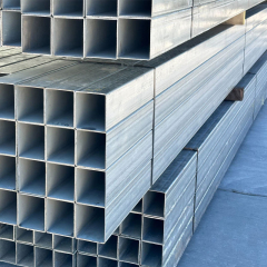 Pre Galvanized Square Steel Pipe 40x40 50x50mm Light Structure Galvanized Tube