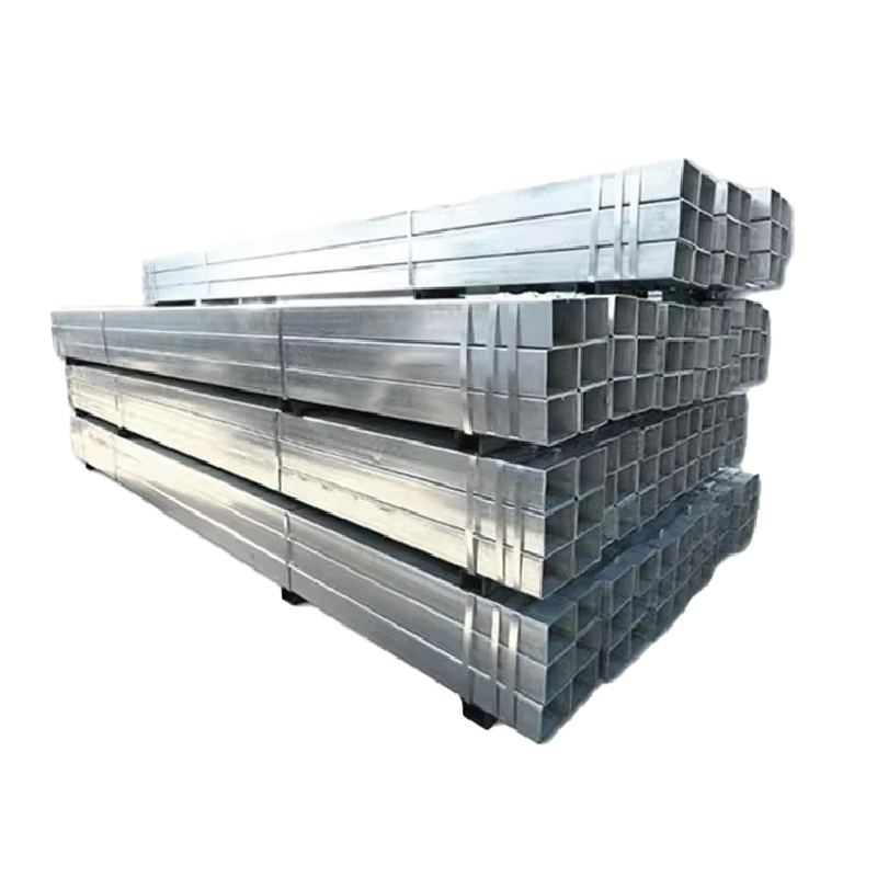 44mm 1 / 2 Inch Hot Dipped Gi square Pipes Welded Galvanized Steel Pipe