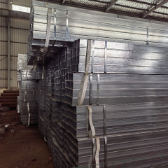 Hot Dip Galvanized Square and Rectangular Steel Pipe S235JRH 40x40x2.0mm 6m for Scaffolding Fencing ERW Square Tubes