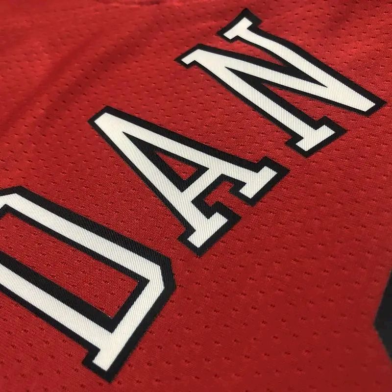 Men’s Michael Jordan Red 2021-22 Swingman Team Jersey – City Edition