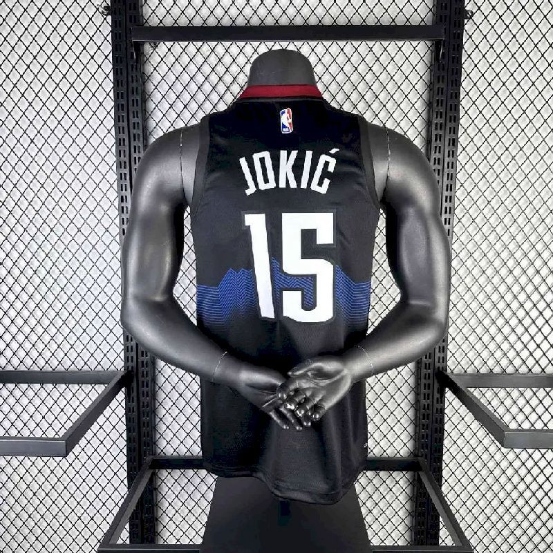 Denver Nuggets 2024/25 City Edition Black Color JOKIC#15