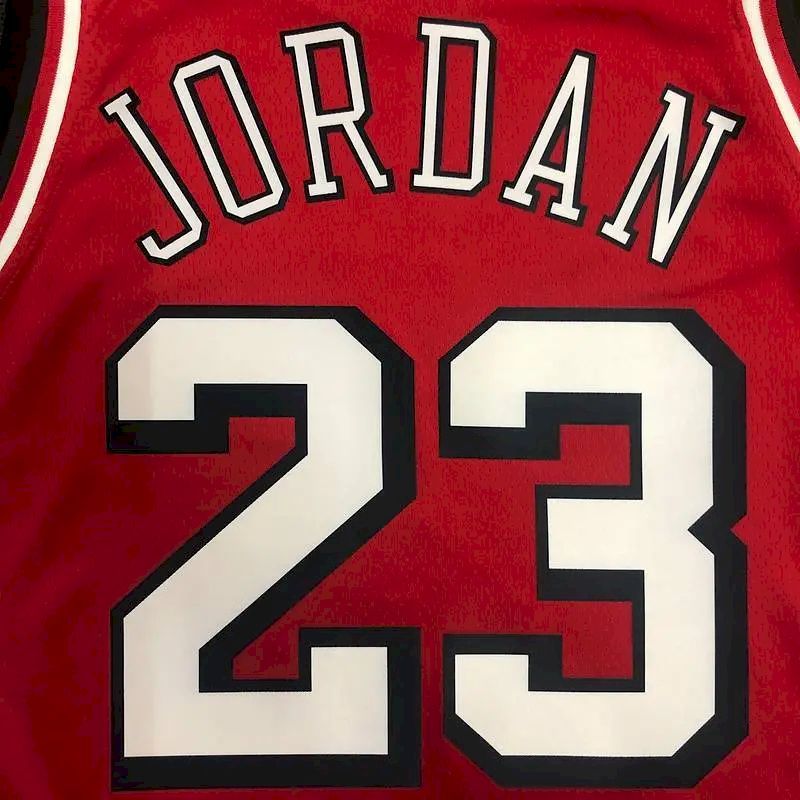 Men’s Michael Jordan Red 2021-22 Swingman Team Jersey – City Edition