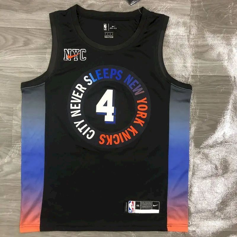 Men’s Derrick Rose Black 2020-21 Swingman Player Jersey – City Edition