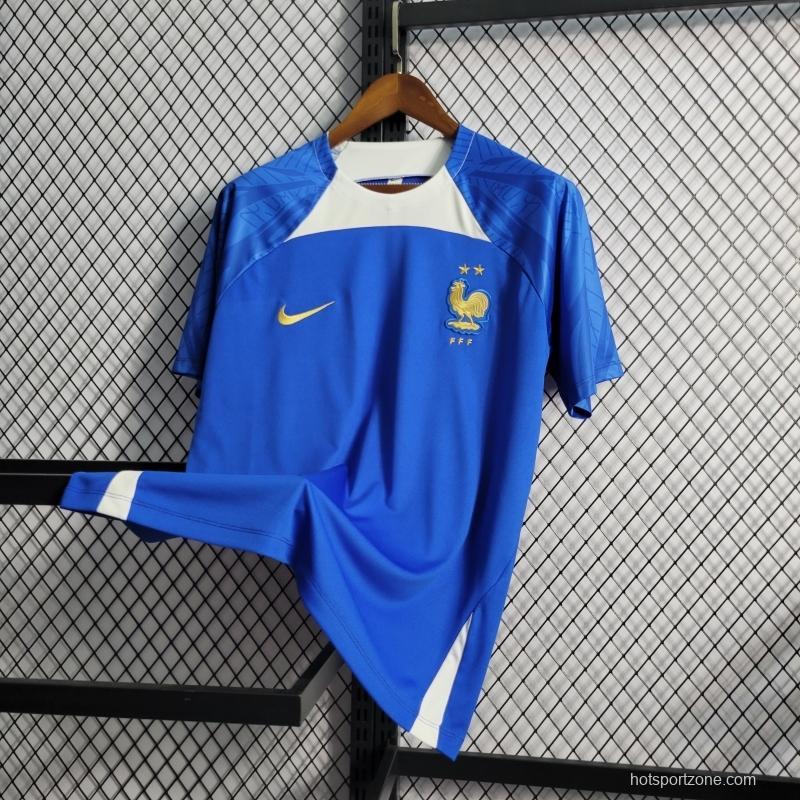 France 2022 Blue Training Jersey