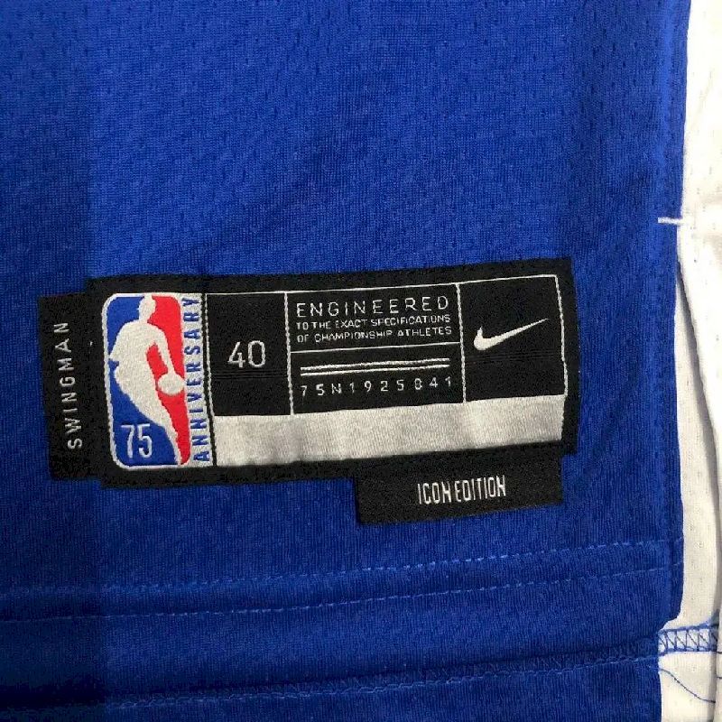 Men’s Stephen Curry Blue Team Jersey – 75th Anniversary Edition