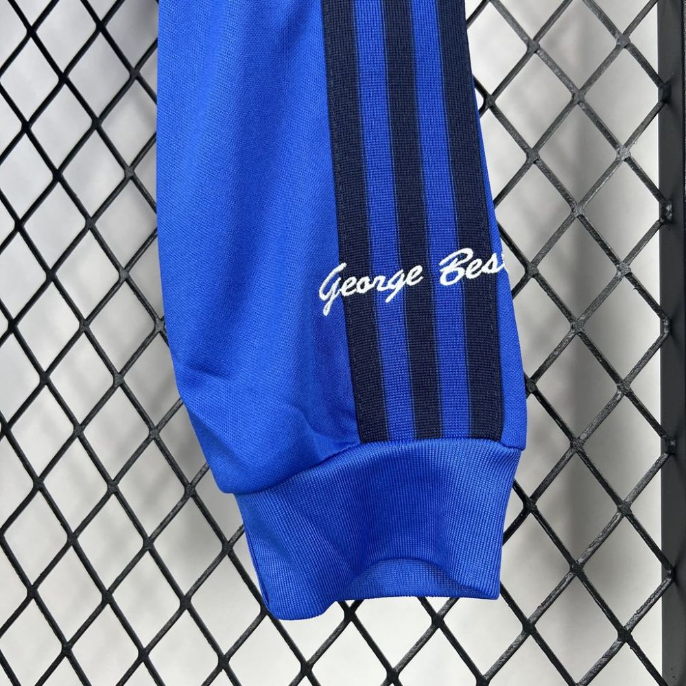 Manchester United 2024/25 Joint Edition Blue Long Sleeves Retro Jersey