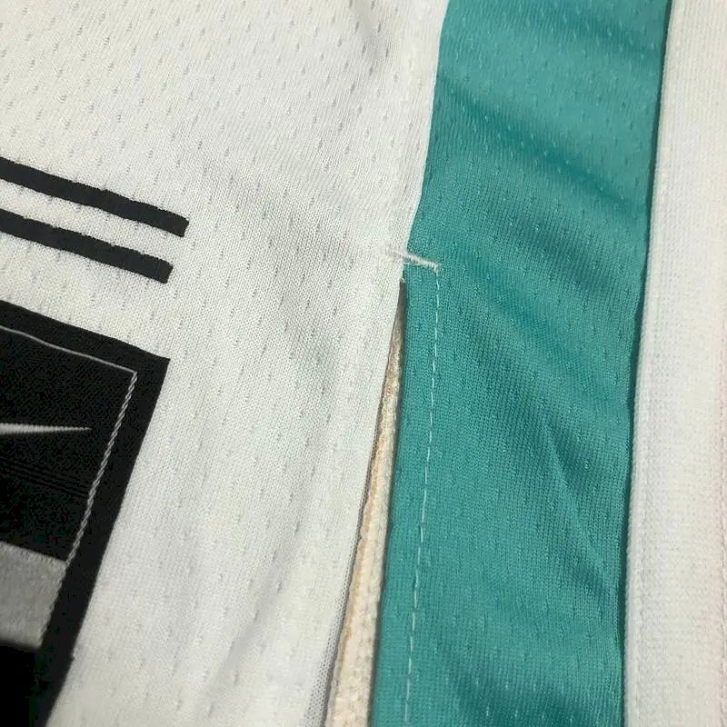 Men’s Tony Parker White Team Jersey – 75th Anniversary City Edition