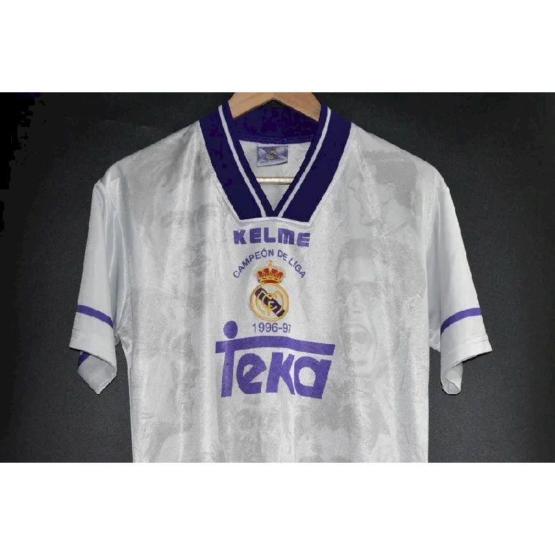Real Madrid 1996/97 Champions Retro Jersey