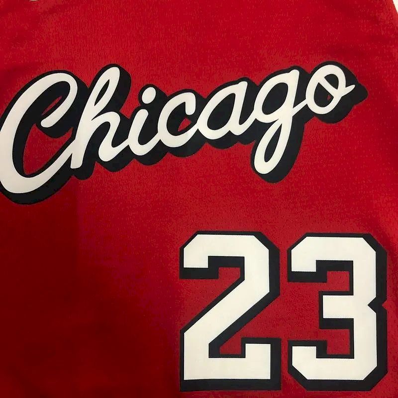 Men’s Michael Jordan Red 2021-22 Swingman Team Jersey – City Edition