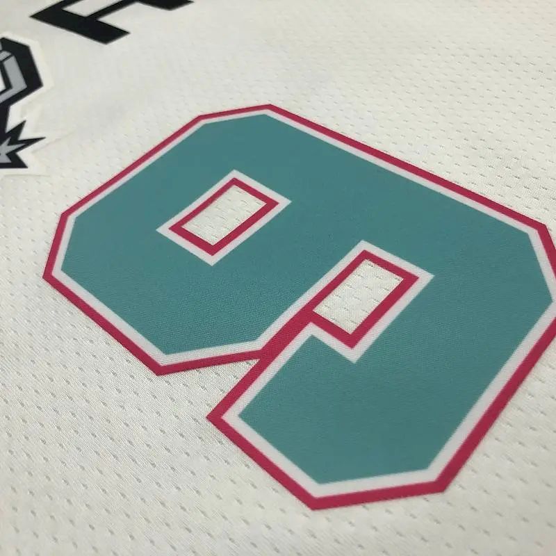 Men’s Tony Parker White Team Jersey – 75th Anniversary City Edition