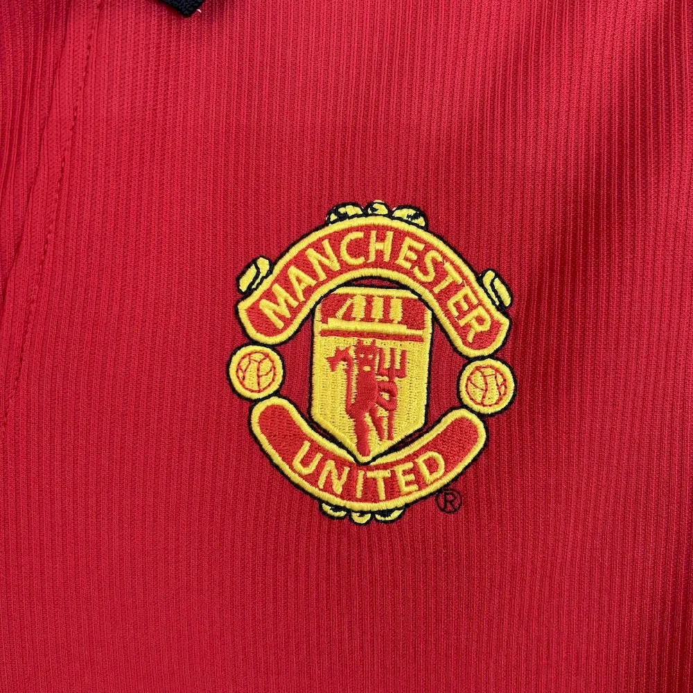 Manchester United 1998/99 Home Long Sleeves Retro Jersey
