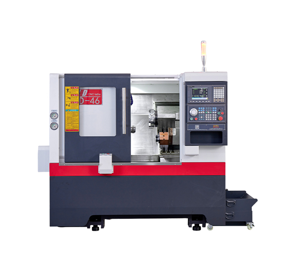 LDS-46XD-DT-D2 End-mounted 2-axis Servo Turret CNC Lathe