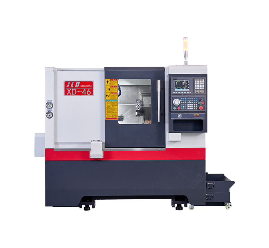LDS-46XD-DT-D2 End-mounted 2-axis Servo Turret CNC Lathe