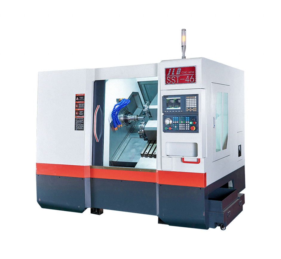LDS-46 52-SST Single-Spindle Double-Turret CNC Lathe