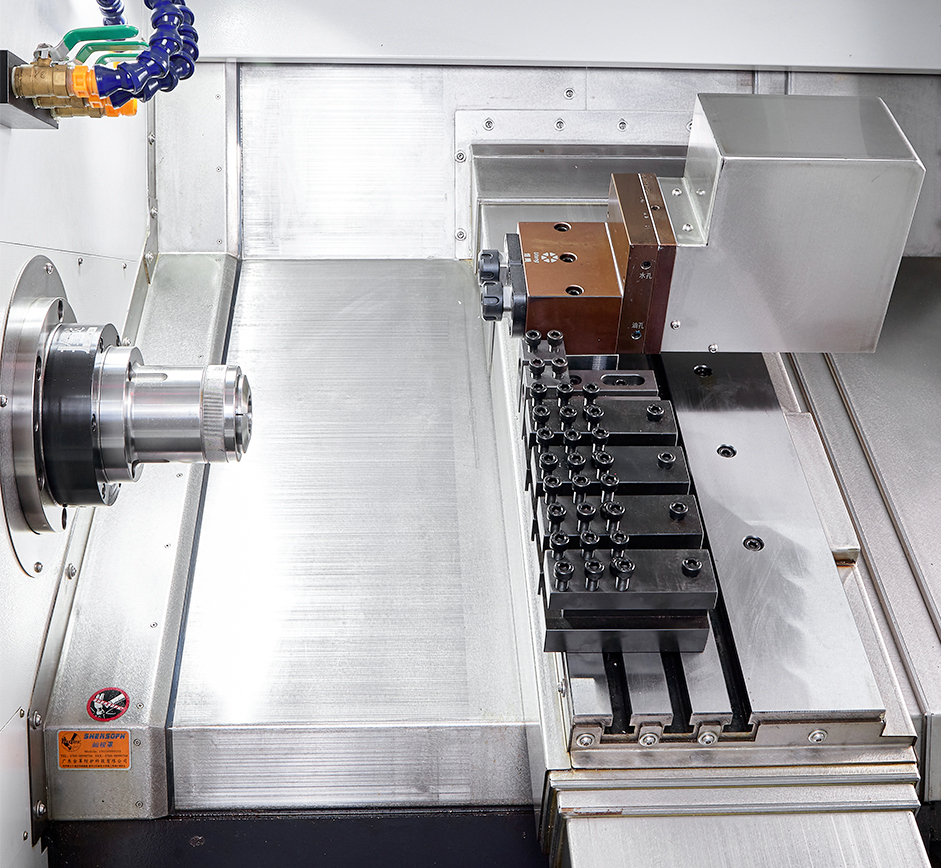 LDS-46XD-D2 End-mounted 2-axis Turning-Milling CNC Lathe