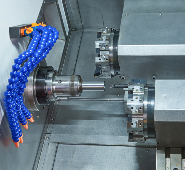LDS-46 52-SST Single-Spindle Double-Turret CNC Lathe
