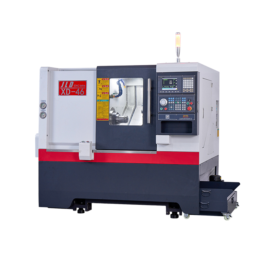 LDS-46XD-DT-D2 End-mounted 2-axis Servo Turret CNC Lathe