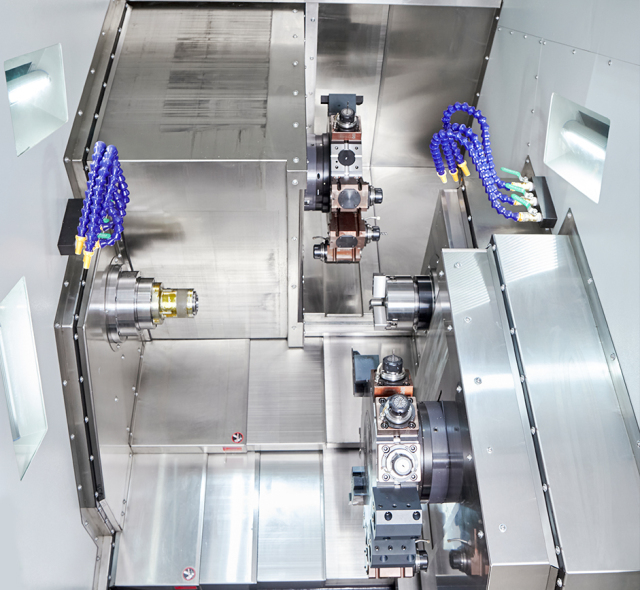 LDS-52 46SY双主轴双动力刀塔数控车床