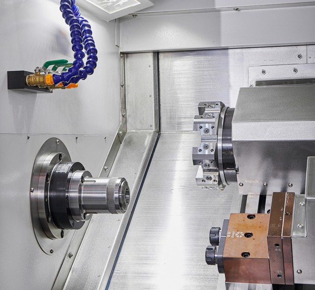 LDS-46XD-DT-D2 End-mounted 2-axis Servo Turret CNC Lathe