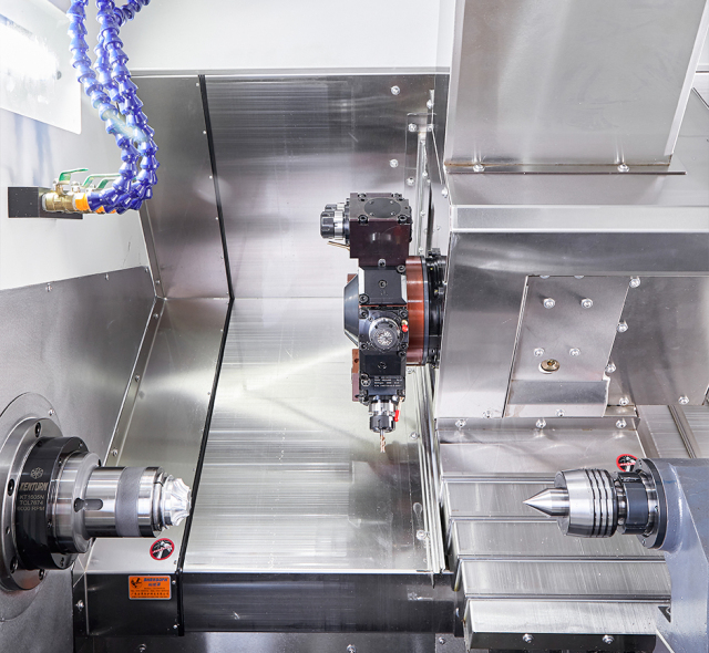 LDS-46 52YD-WZ Tailstock Power Turret CNC Lathe