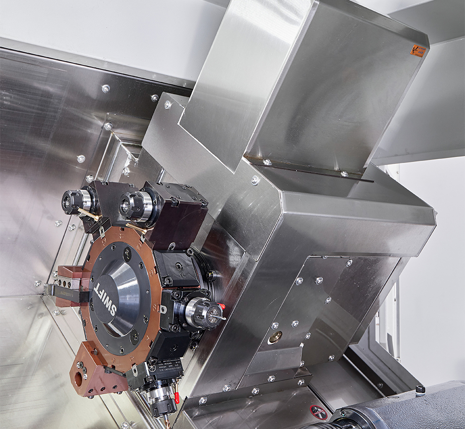 LDS-46 52YD-WZ Tailstock Power Turret CNC Lathe