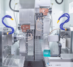 LDS-4636SL-CFS-22TB Dual Electric Spindles Dual Vertical Linear Tool Square Turning CNC Lathe