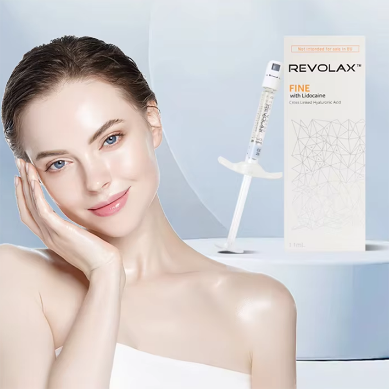 Revolax Fine/Deep/Sub-Q with Lidocaine 1.1ml - Cross-Linked HA Dermal Fillers for Facial Volume, Contouring and Wrinkle Reduction