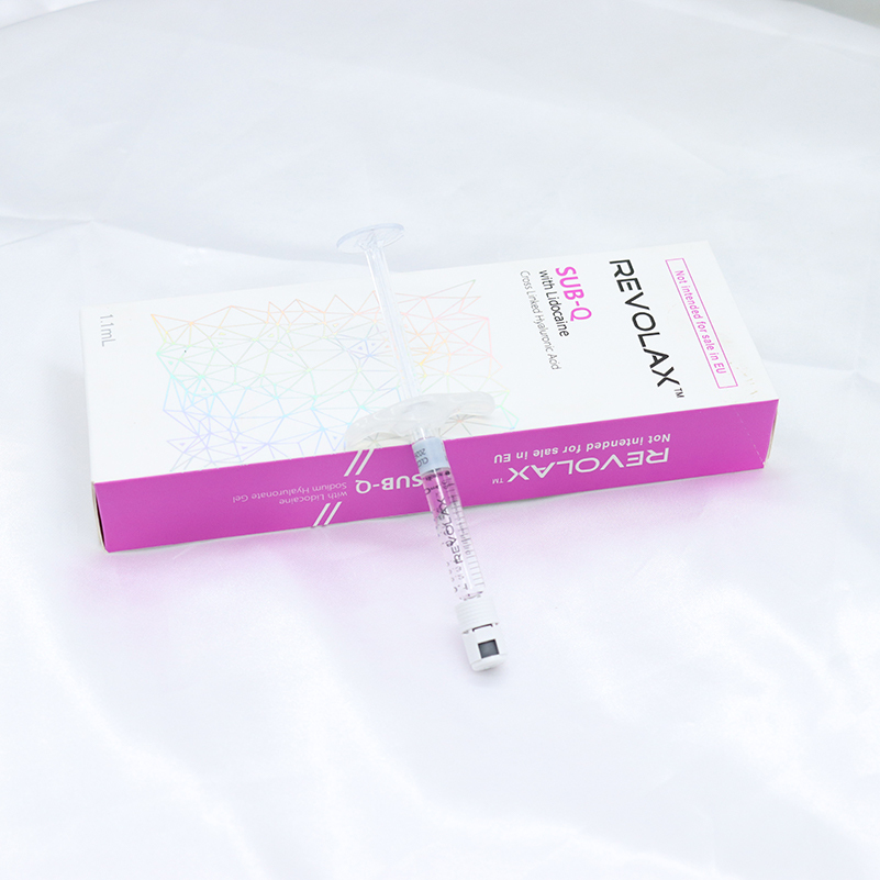 Revolax Fine/Deep/Sub-Q with Lidocaine 1.1ml - Cross-Linked HA Dermal Fillers for Facial Volume, Contouring and Wrinkle Reduction