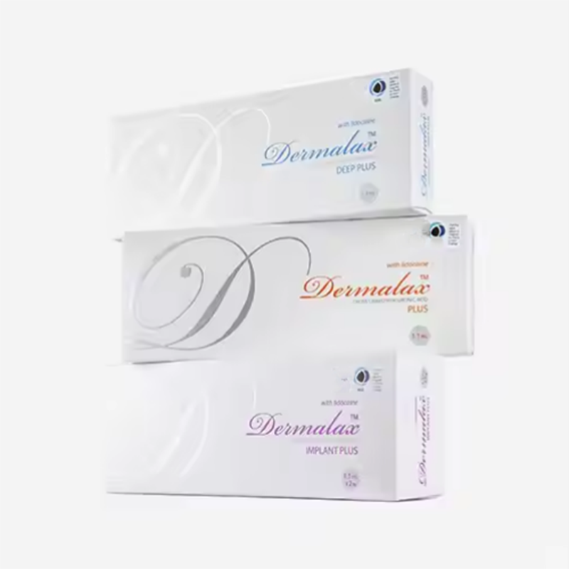 Dermalax Implant Plus/Deep Plus/Plus with Lidocaine 1.1ml - Cross-Linked HA Dermal Fillers for Full Face Volume, Contouring and Wrinkle Reduction