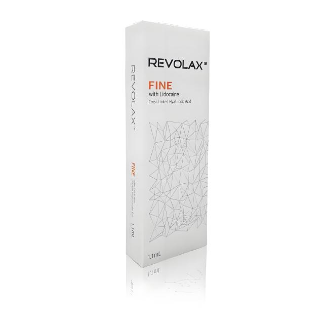 Revolax Fine/Deep/Sub-Q with Lidocaine 1.1ml - Cross-Linked HA Dermal Fillers for Facial Volume, Contouring and Wrinkle Reduction