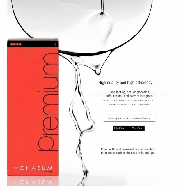 The Chaeum Premium HA Filler Set 1.1ml x 2sy - Long-Lasting Injections for Facial Volume and Contouring