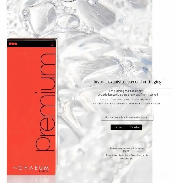 The Chaeum Premium HA Filler Set 1.1ml x 2sy - Long-Lasting Injections for Facial Volume and Contouring