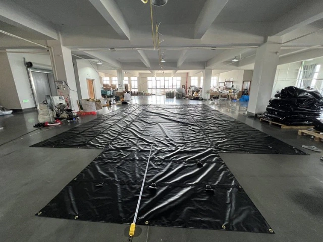 Lightweight Lumber Tarp 20' x 27' - 6' Drop Flatbed Tarp Ripstop