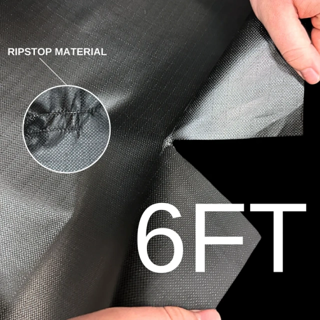 Lightweight Lumber Tarp 20' x 27' - 6' Drop Flatbed Tarp Ripstop