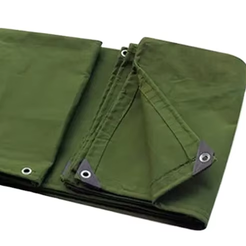 Canvas Used to Truck Cover Waterproof Hearvy Duty Green 12OZ 100% Polyester Canvas