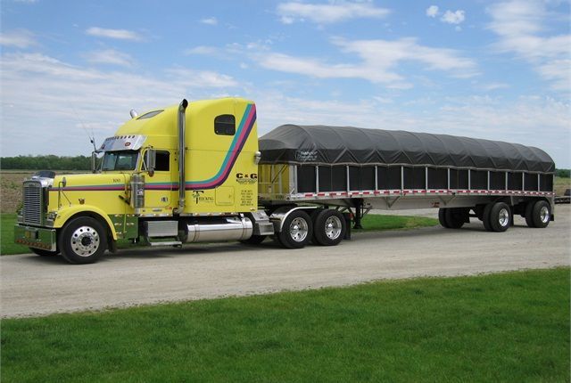 Covered Wagon Truck Tarp for 102" Wide Flatbed Trailer with Side Kit