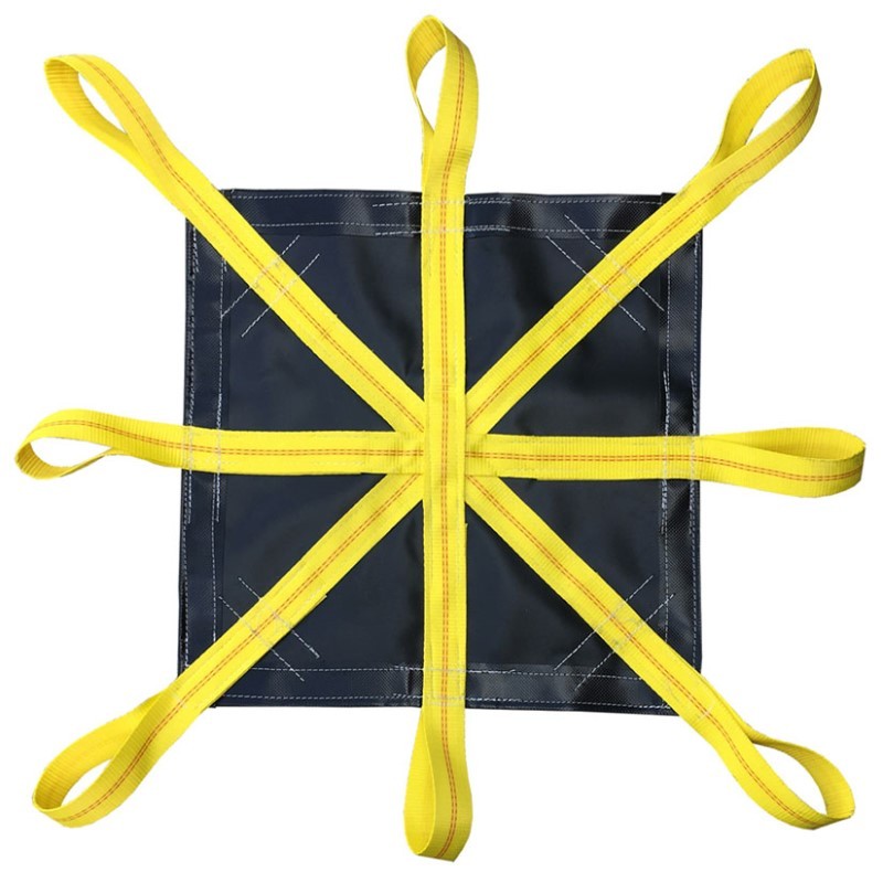 Construction Snow Removal Lifting Tarps 25' x 25' & 8 Loops