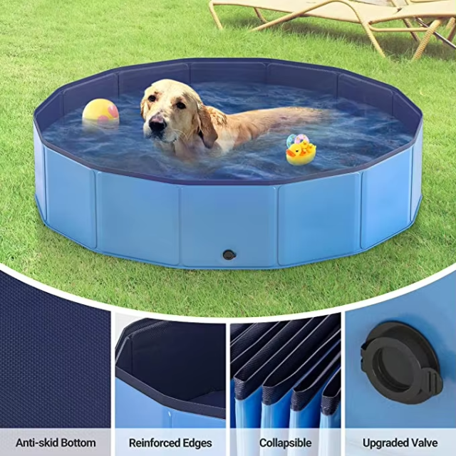 Pet dogs cats Foldable Swimming pool