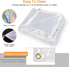 Clear vinyl  tarps