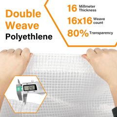 16 Mil Greenhouse Cover,Clear Plastic Tarps