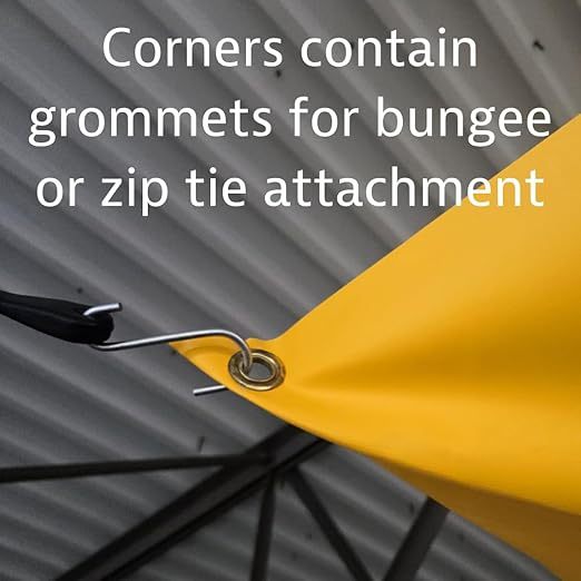 Flame Retardant Roof Ceiling Leak Diverter Drain Tarp