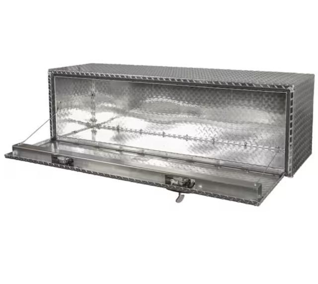 18 in. x 18 in. x 60 in. Diamond Plate Tread Aluminum Underbody Truck ...