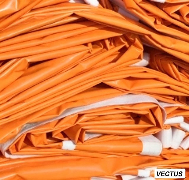 Heavy-Duty Orange Tarps