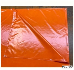 Heavy-Duty Orange Tarps