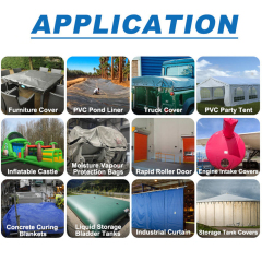 650gsm PVC Laminated Tarpaulin