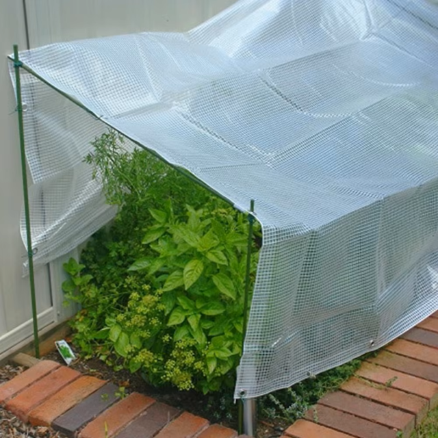 Clear Mesh Vinyl Tarp